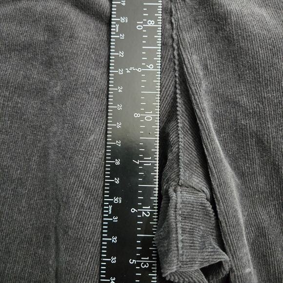 Erika Women 14 Gray Daria Corduroy Jeans Straight Leg - Picture 13 of 14